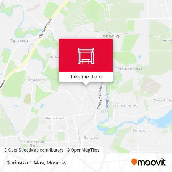 Фабрика 1 Мая map