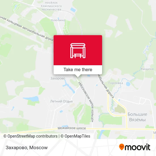 Захарово map
