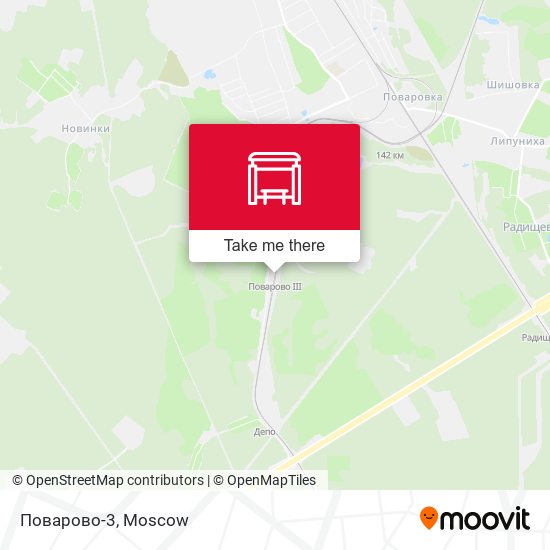 Поварово-3 map