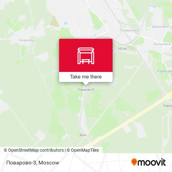 Поварово-3 map