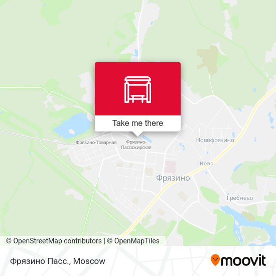 Фрязино Пасс. map