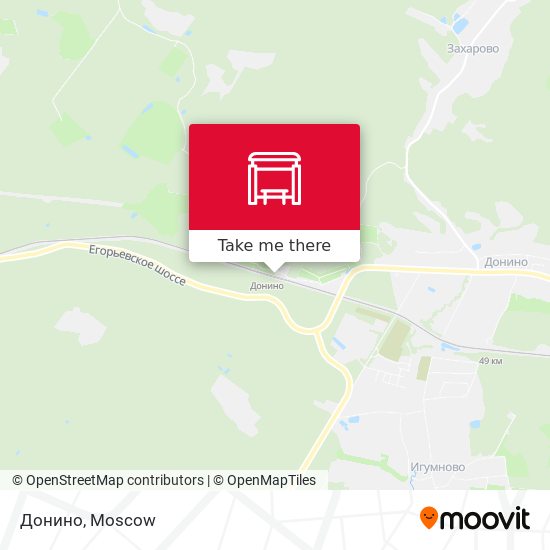 Донино map
