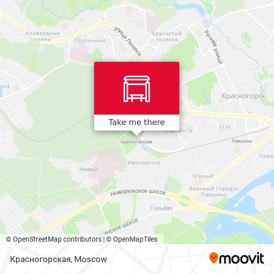 Красногорская map