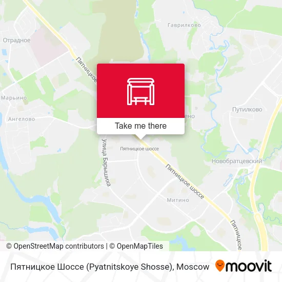Пятницкое Шоссе (Pyatnitskoye Shosse) map