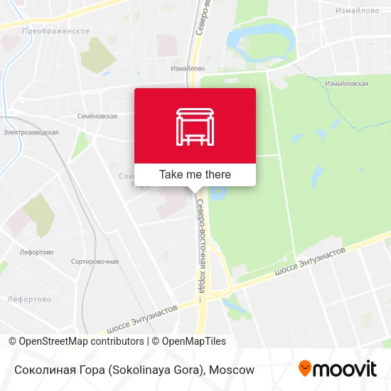 Соколиная Гора (Sokolinaya Gora) map