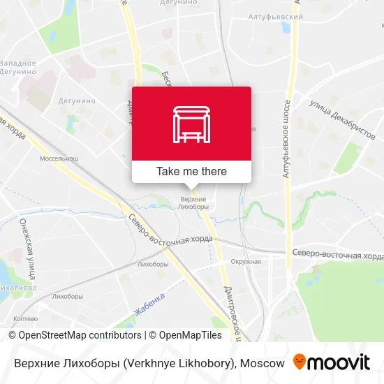 Верхние Лихоборы (Verkhnye Likhobory) map