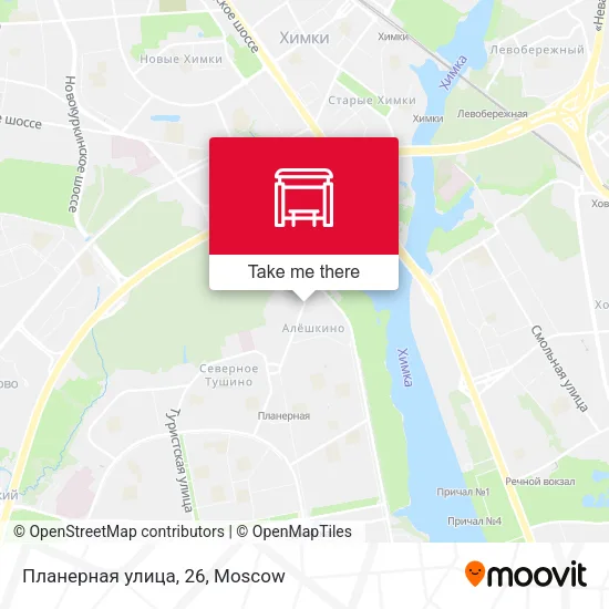 Планерная улица, 26 map