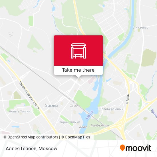 Аллея Героев map