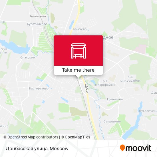 Донбасская улица map