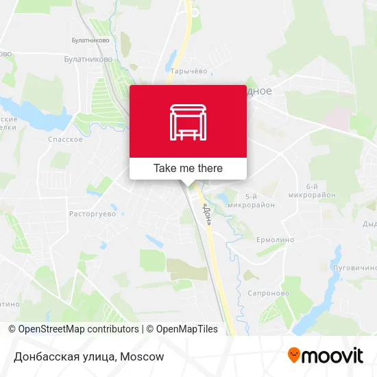 Донбасская улица map
