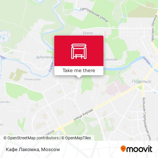 Кафе Лакомка map