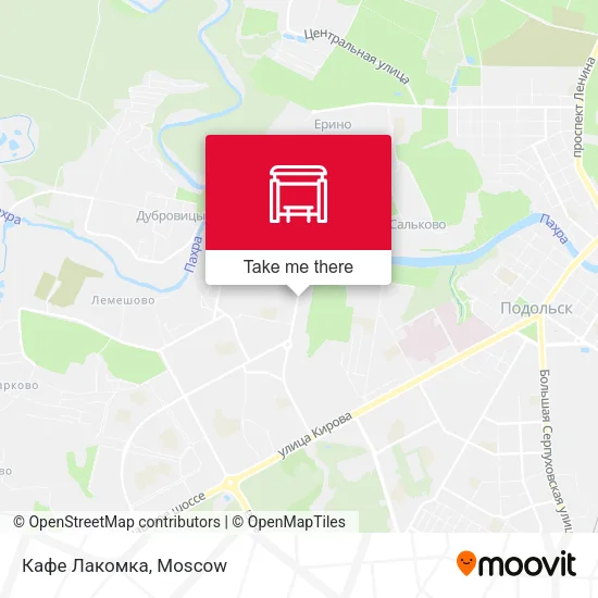 Кафе Лакомка map