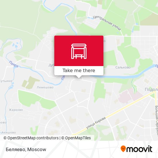 Беляево map