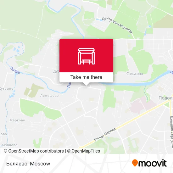 Беляево map