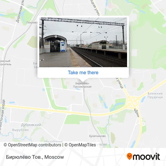 Бирюлёво Тов. map