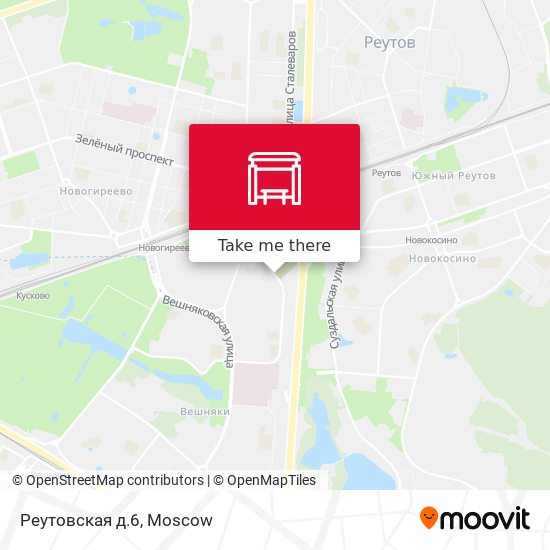 Реутовская д.6 map