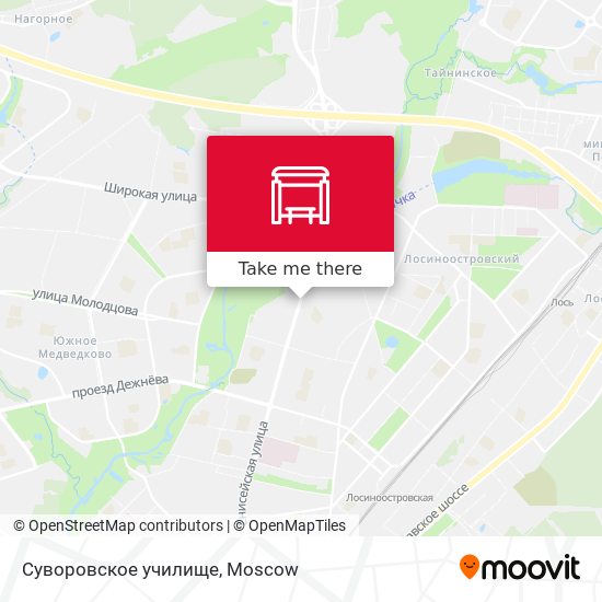 Суворовское училище map
