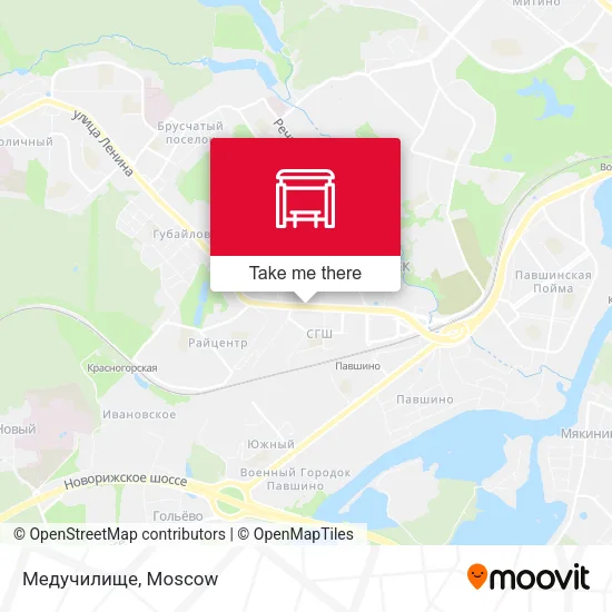 Медучилище map