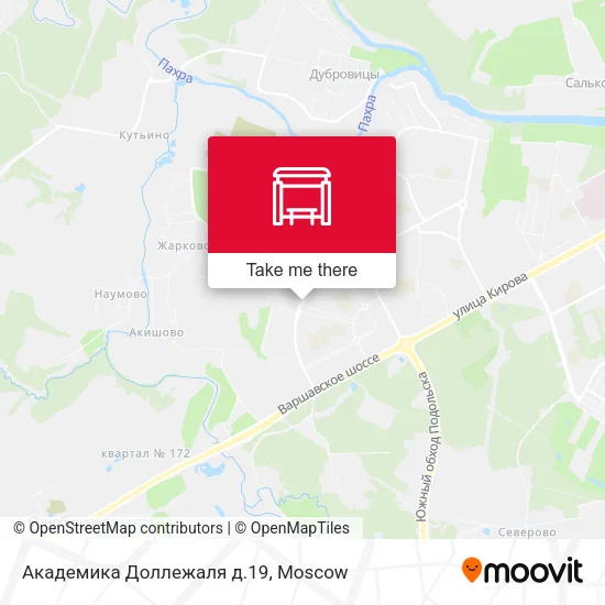 Академика Доллежаля д.19 map