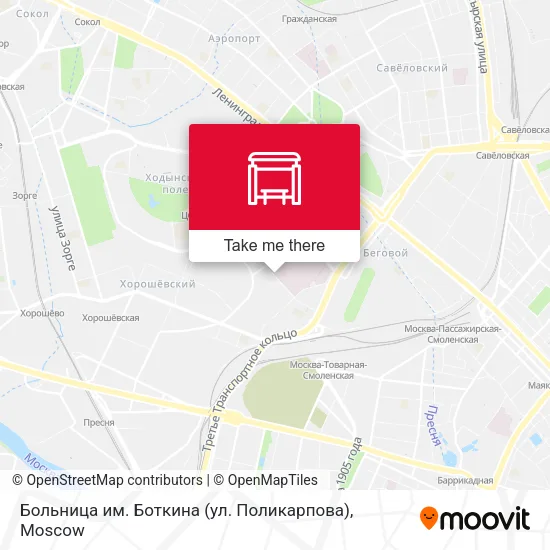 Больница им. Боткина (ул. Поликарпова) map