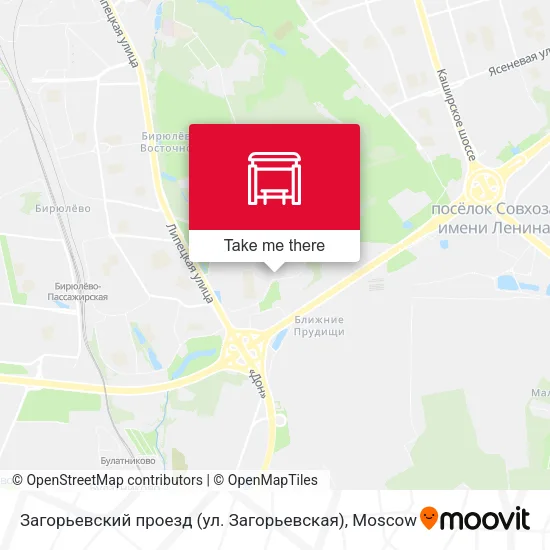 Загорьевский проезд (ул. Загорьевская) map