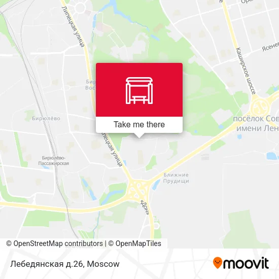 Лебедянская д.26 map