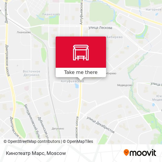 Кинотеатр Марс map