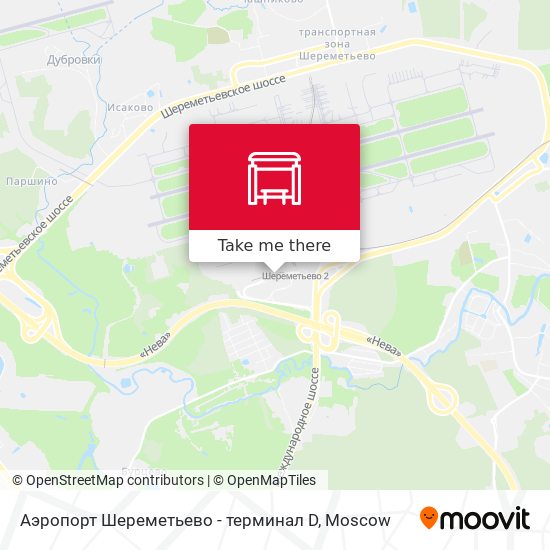 Аэропорт Шереметьево - терминал D map