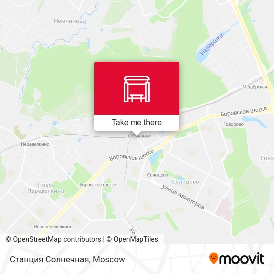 Станция Солнечная map