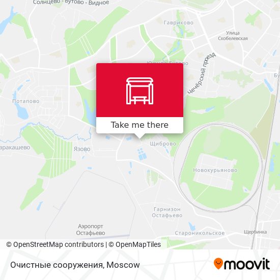 Очистные сооружения map
