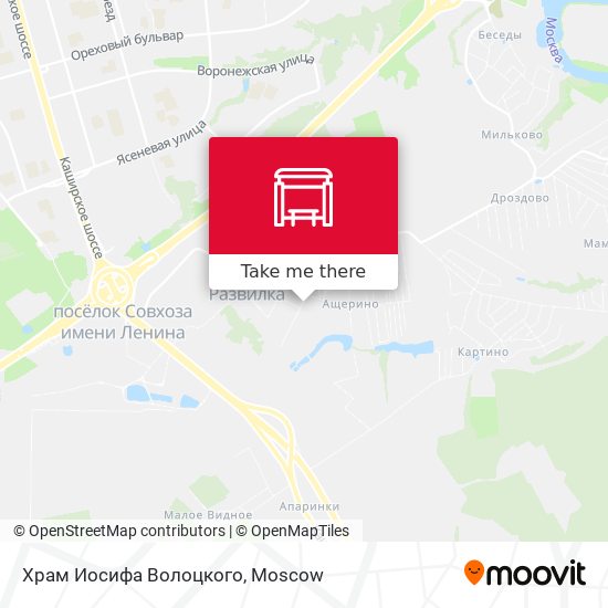 Храм Иосифа Волоцкого map