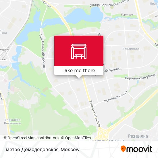 метро Домодедовская map