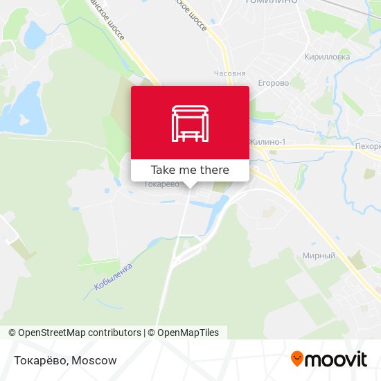 Токарёво map