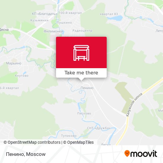 Пенино map