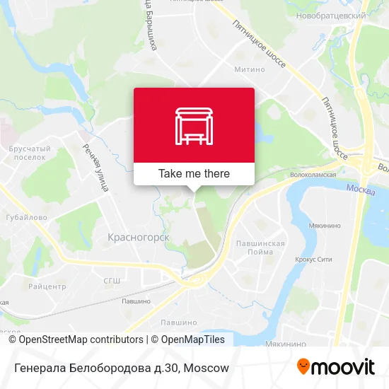 Генерала Белобородова д.30 map
