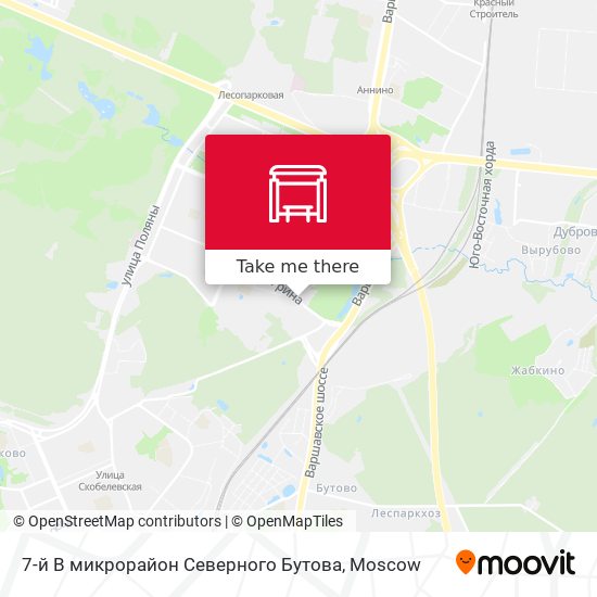 7-й В микрорайон Северного Бутова map