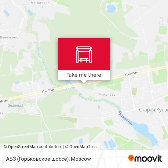 АБЗ (Горьковское шоссе) map