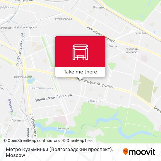 Метро Кузьминки (Волгоградский проспект) map
