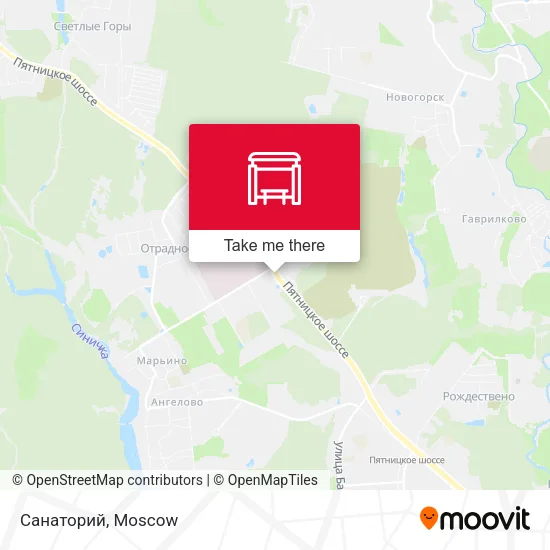 Санаторий map