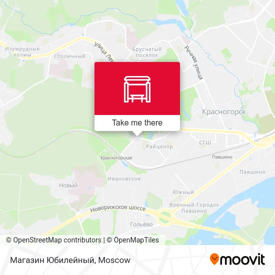 Магазин Юбилейный map