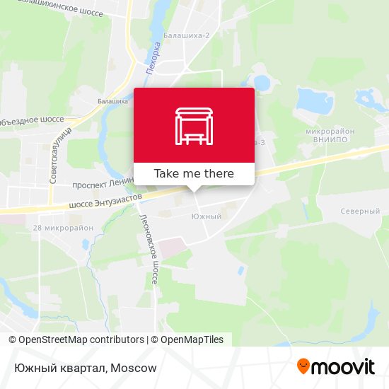 Южный квартал map