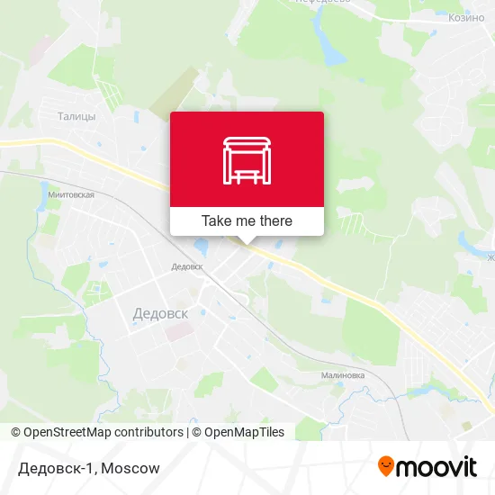 Дедовск-1 map