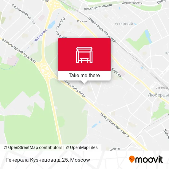 Генерала Кузнецова д.25 map