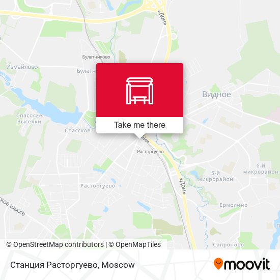 Станция Расторгуево map