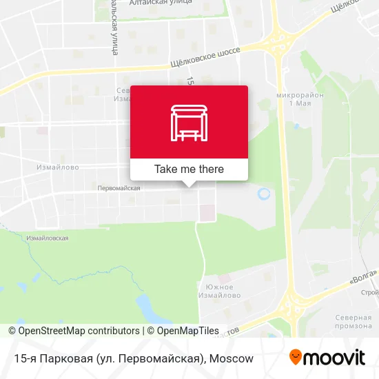 15-я Парковая (ул. Первомайская) map