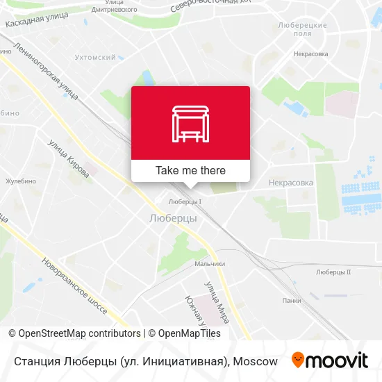Станция Люберцы (ул. Инициативная) map