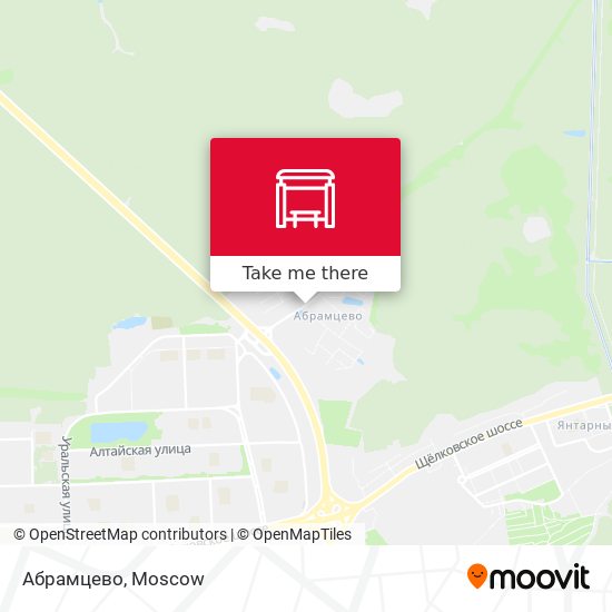 Абрамцево map
