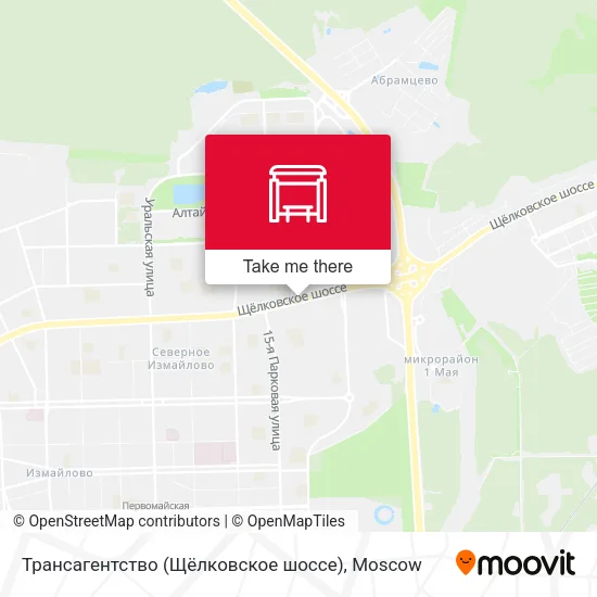 Трансагентство (Щёлковское шоссе) map