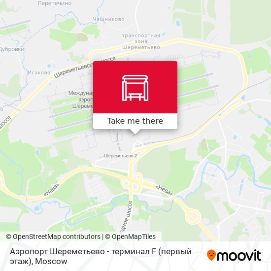 Аэропорт Шереметьево - терминал F (первый этаж) map