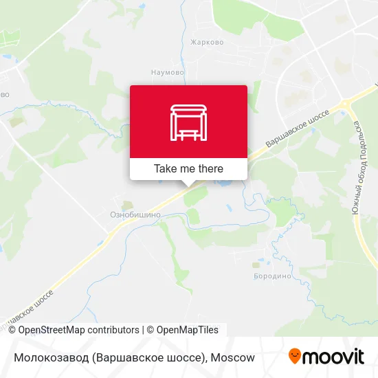 Молокозавод (Варшавское шоссе) map